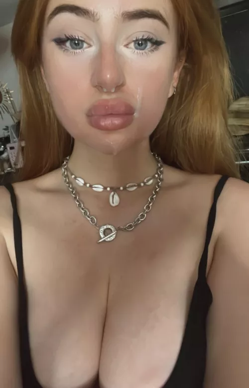 He dared me to walk around the campus with his cum on my face by lilmae7524