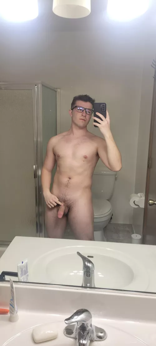 How's the glasses suit me? They're growing on me tbh by Mysterious_Ad6305