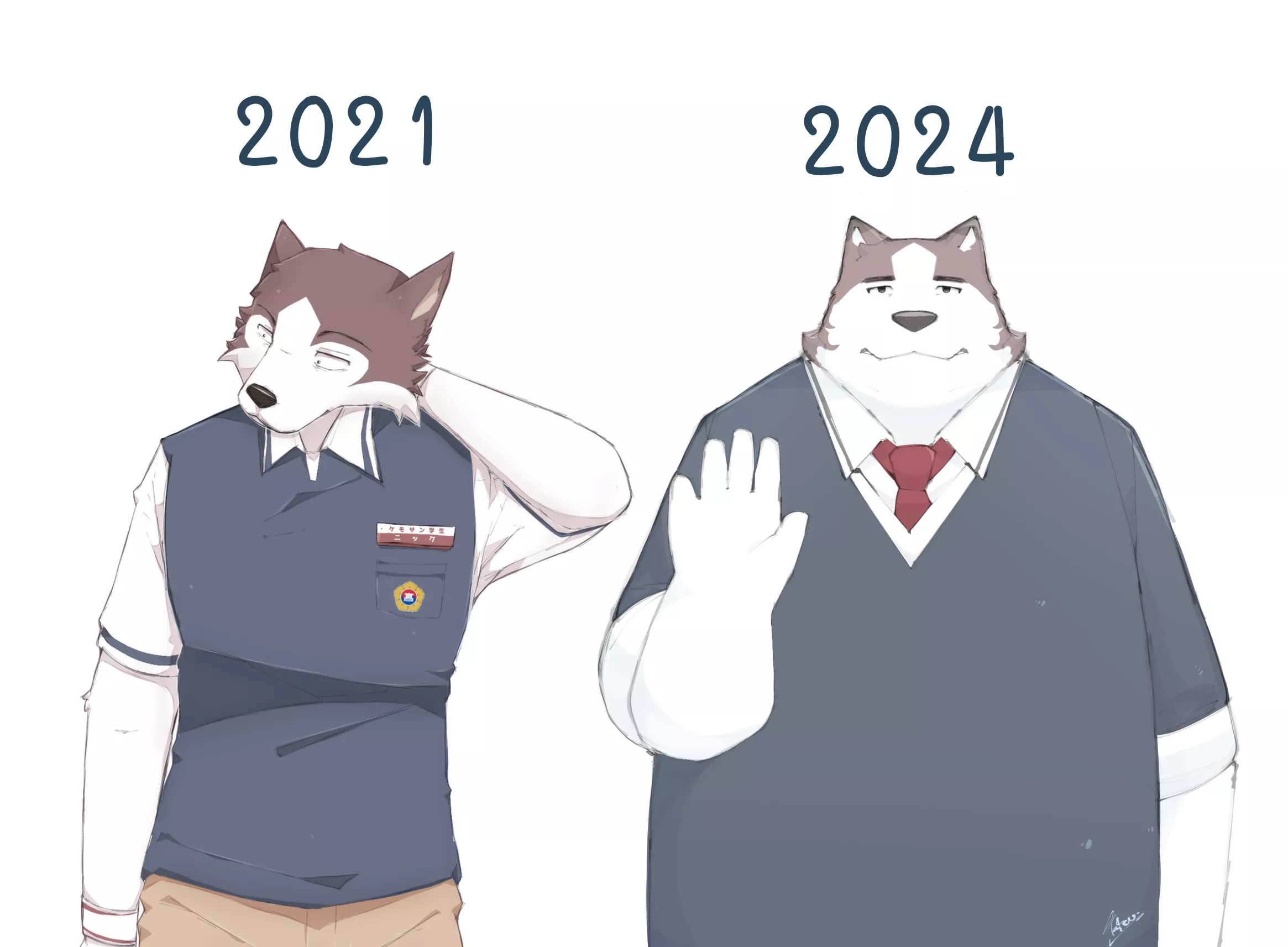 I get too much fur? (OC) posted by Okami_Tatsuo