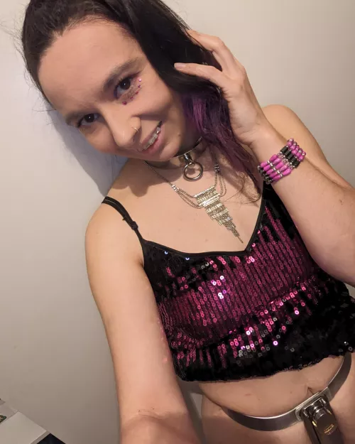 I got my new Neosteel chastity belt 🥰 by Aiyanas_World