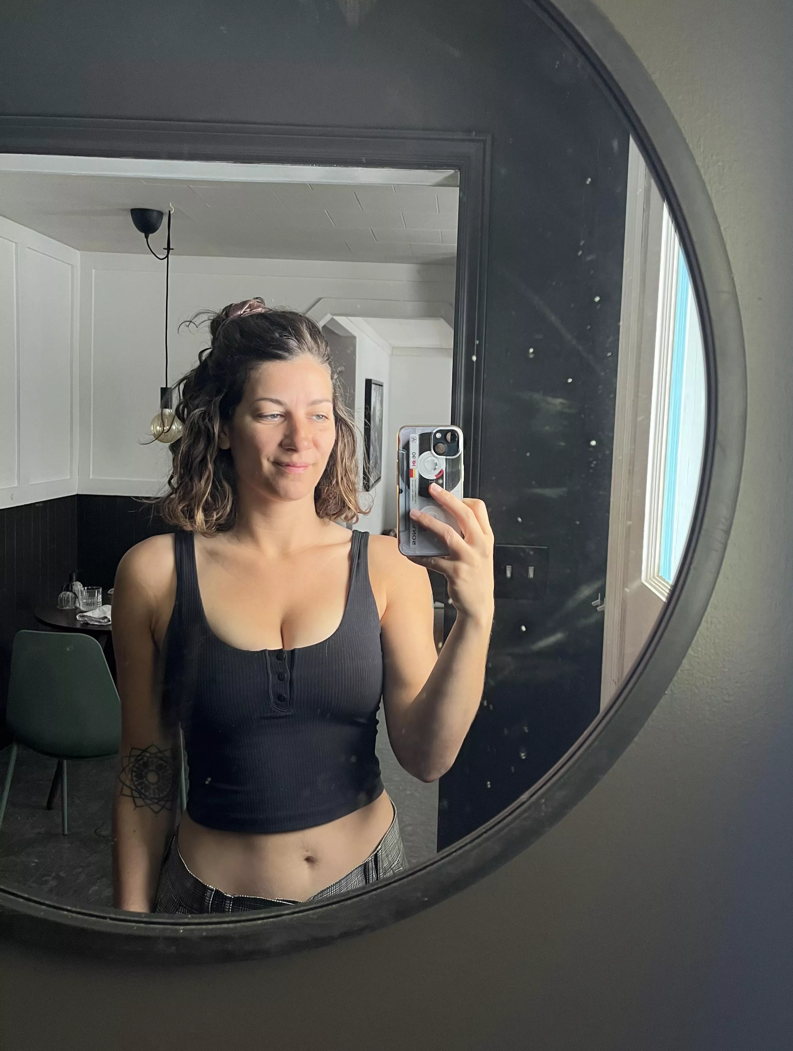 I should probably clean this mirror 🤷🏻‍♀️ [f] posted by maplesyrup_girl