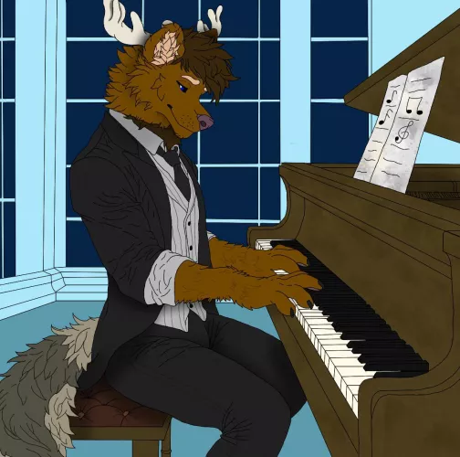 Music to my ears ❤️🎶 (art by me: @hip_the_bear) by Bearhippie