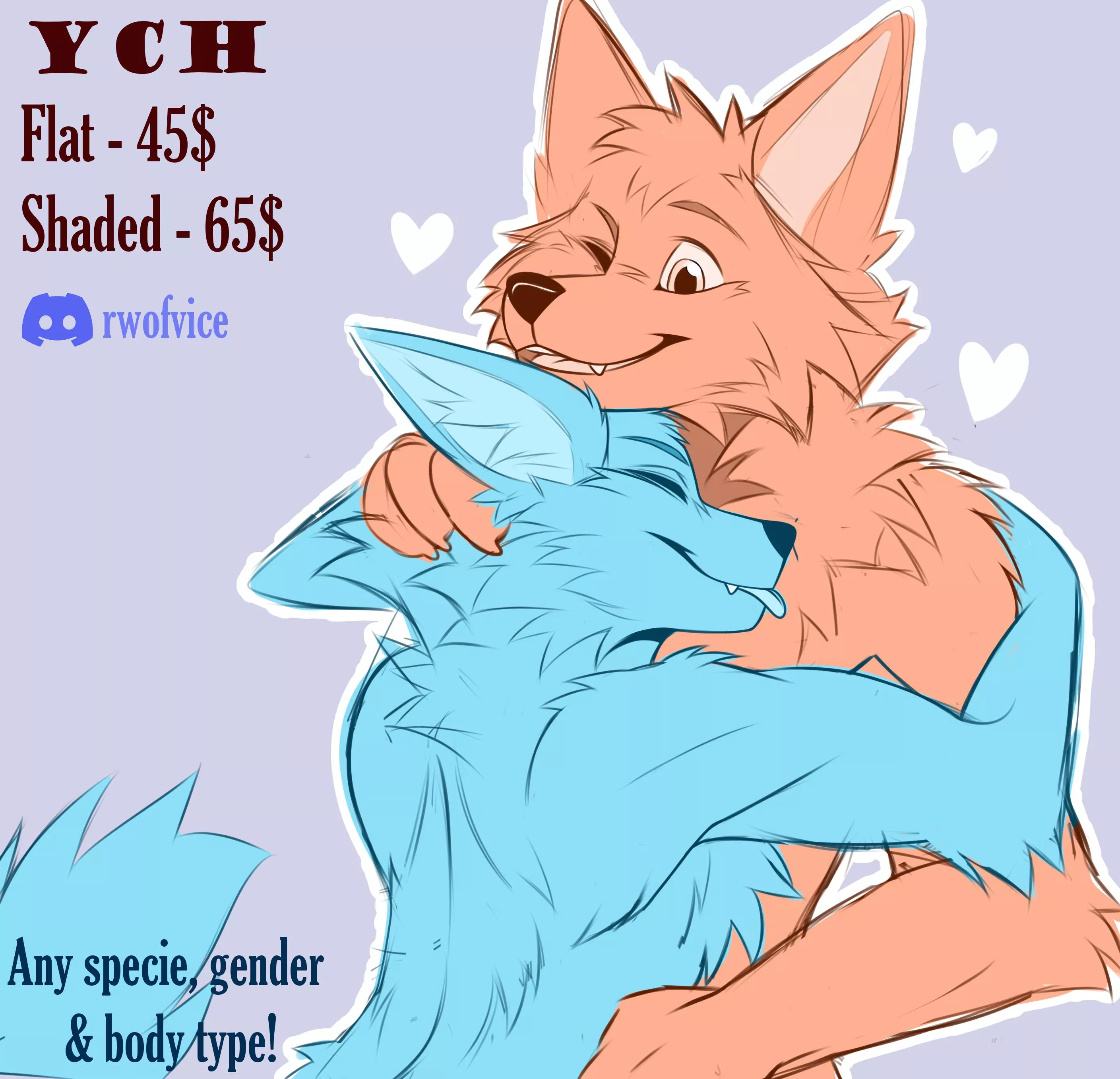 New hug YCH is out now! 10 slots only posted by Commercial_Ad_7504