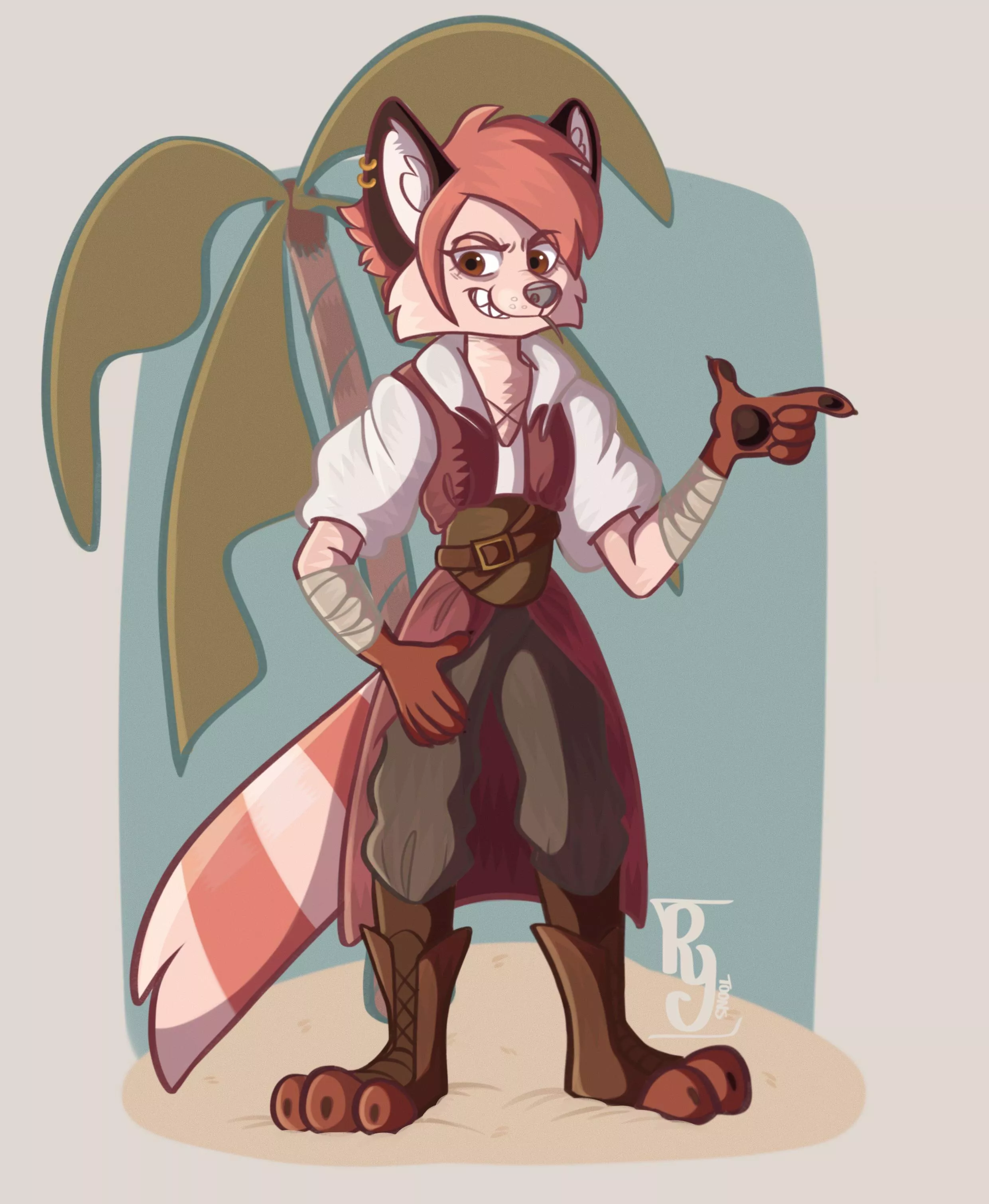 🌴☀️👉🏻[OC] posted by Ryrox_toons