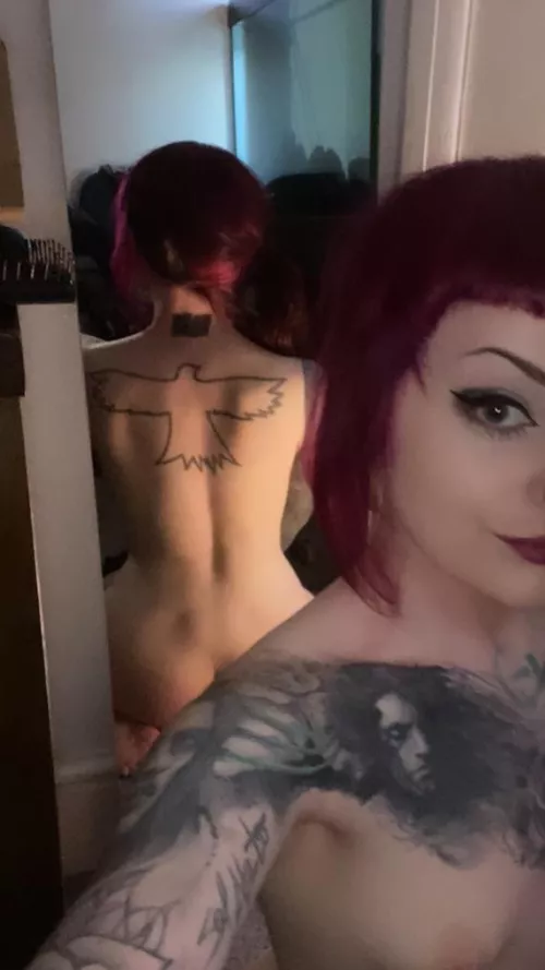 On my knees before and after our date by PixxiGrrl_