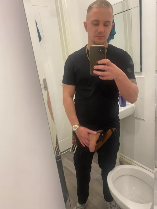 Quick selfie (before my head grew back) by H_of