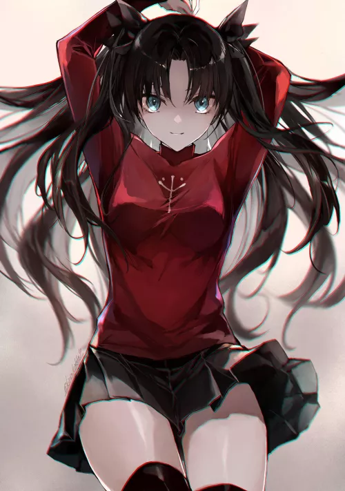 Rin Tohsaka [Fate] by xSaviour_N