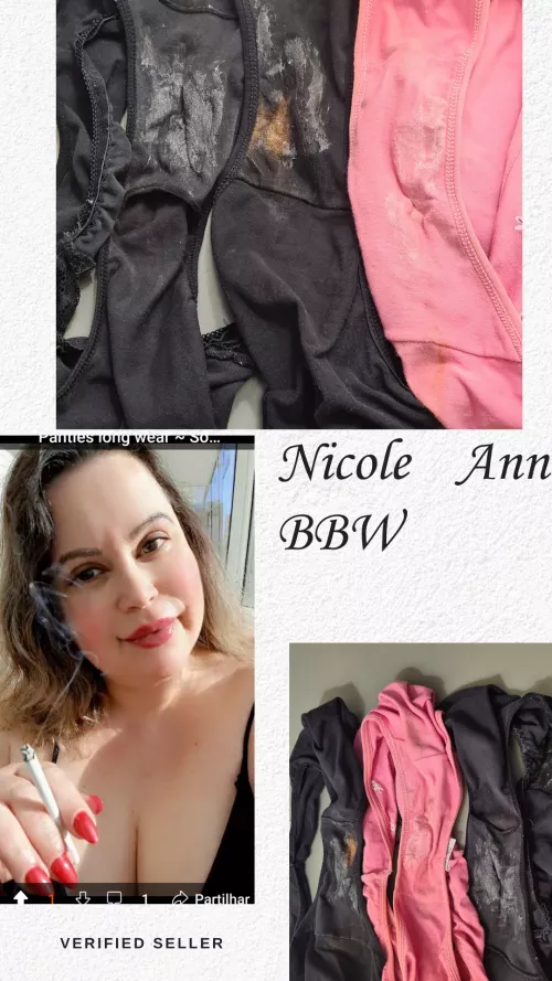 [Selling] [EU] 3 lovely fullbacks of the week 24h wear each! I customize panties with add ons of your choice extra days ~ Fetish friendly [F]. Ship worldwide vac sealed discret pkg Snapchat: annnicoleann2 Telegram: @annnicoleann by bbwnicoleann