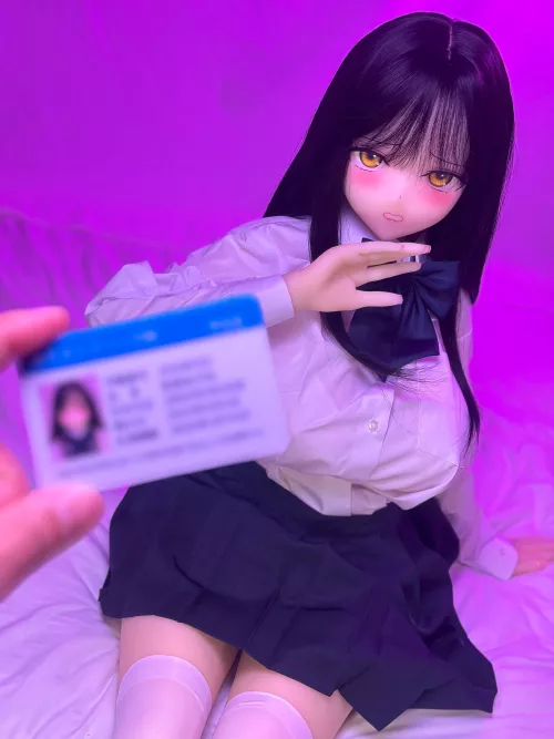 She is scared of what I am going to do to herself from now. 😎 by AnimeLovedoll