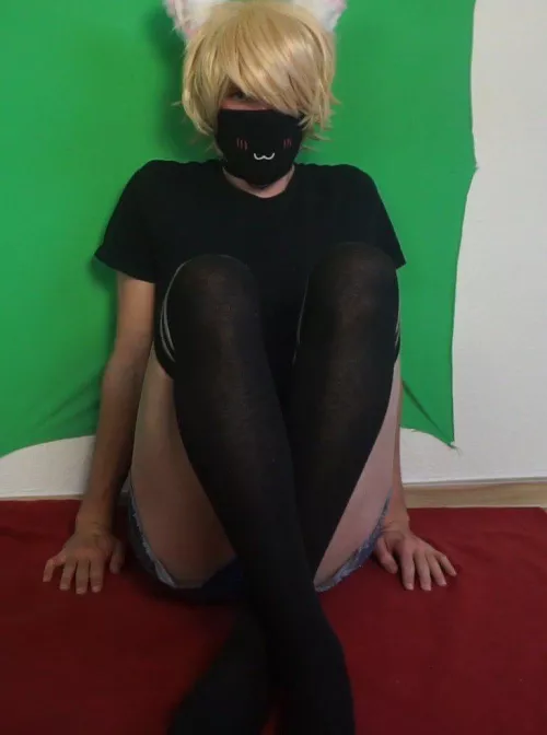 Shy boi is back :3 by xFemboypuppyy