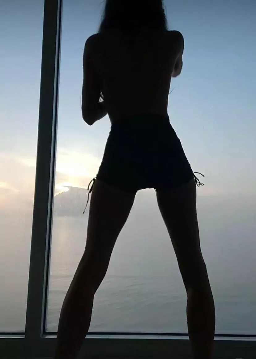 Silhouette over the water. posted by SmythRyann