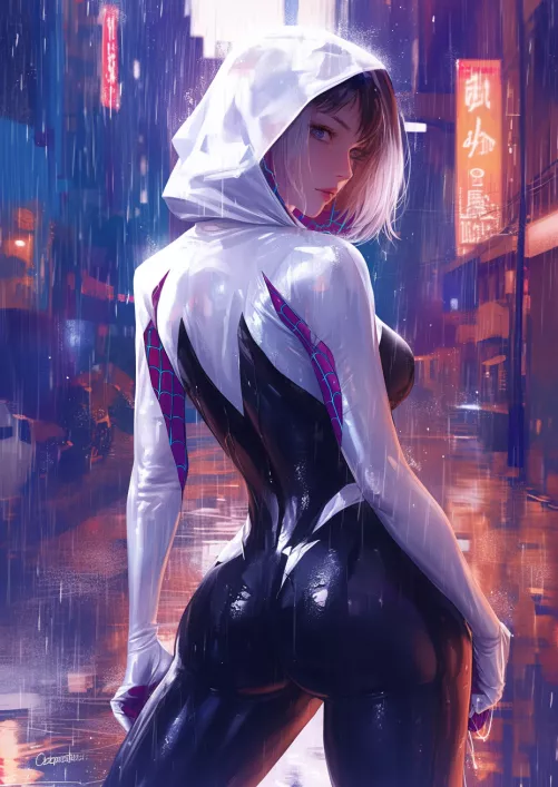 Spider-Gwen (Ai Art) by Paraccount