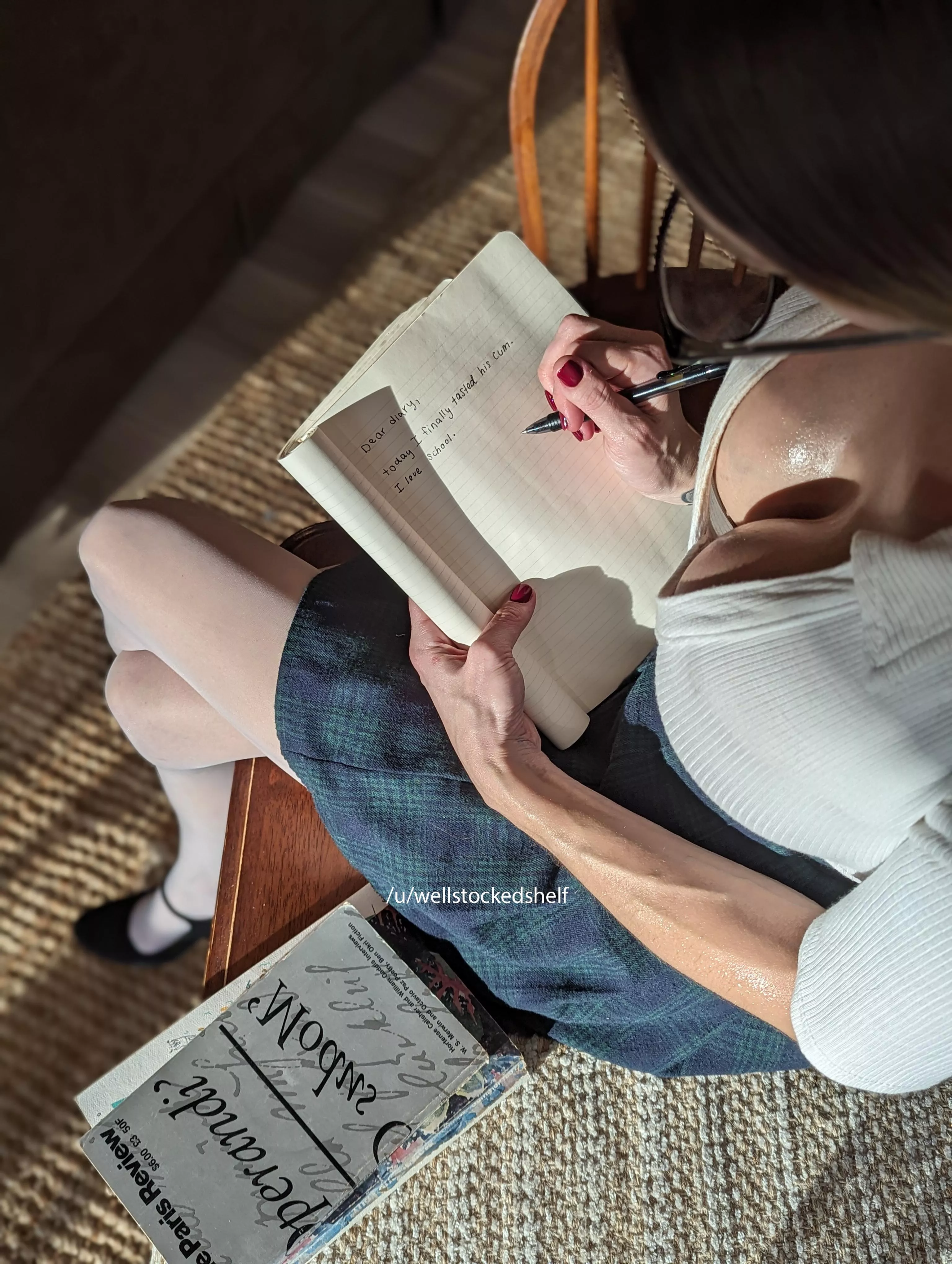 Studying can be so hard sometimes posted by Wellstockedshelf