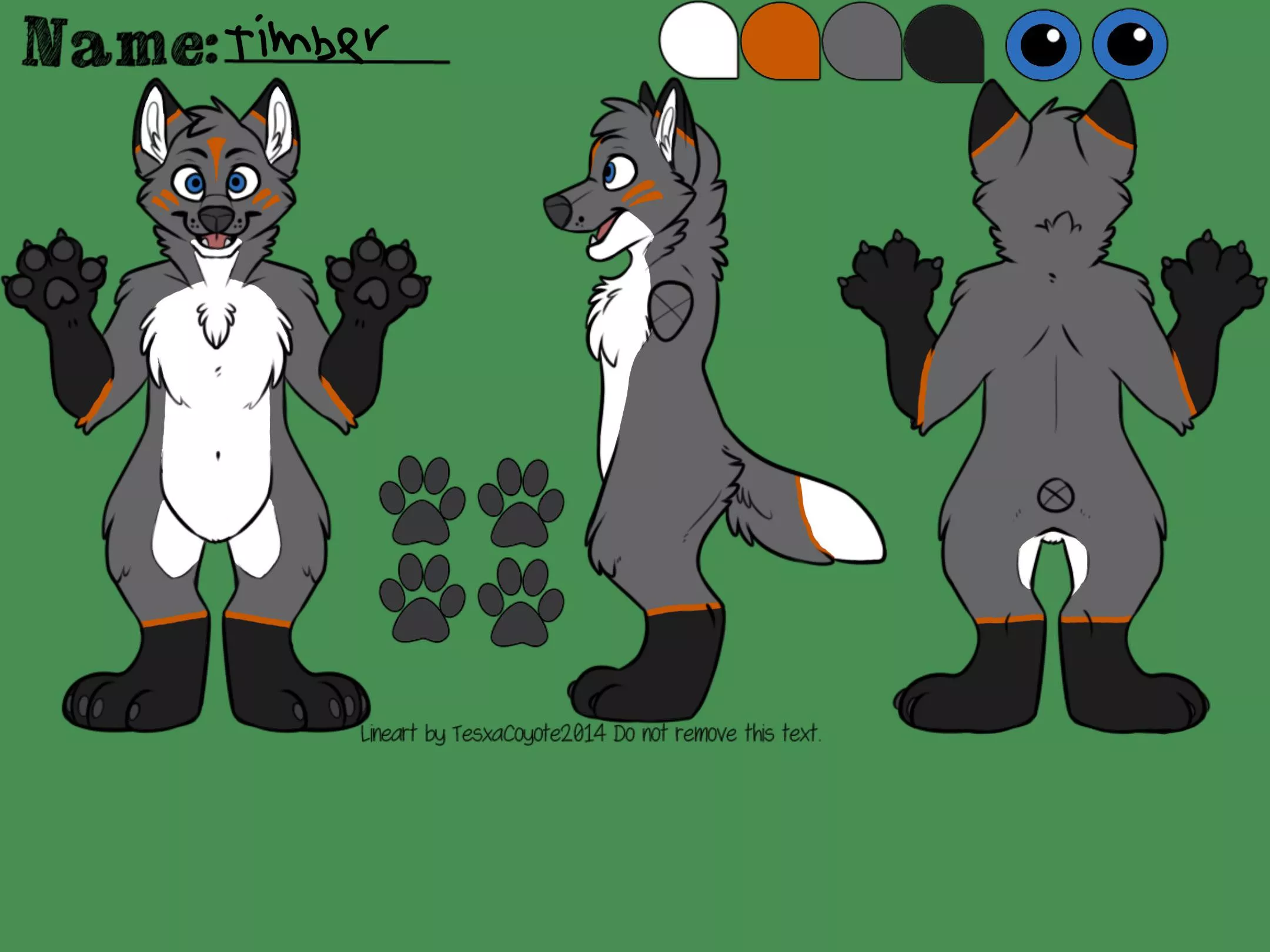 Timber the folf. posted by Titaniumwolf810