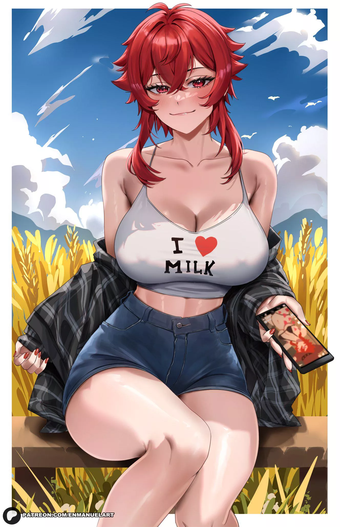 Tomo-Chan Loves Milk (Tomo-Chan Is A Girl) posted by Csxc