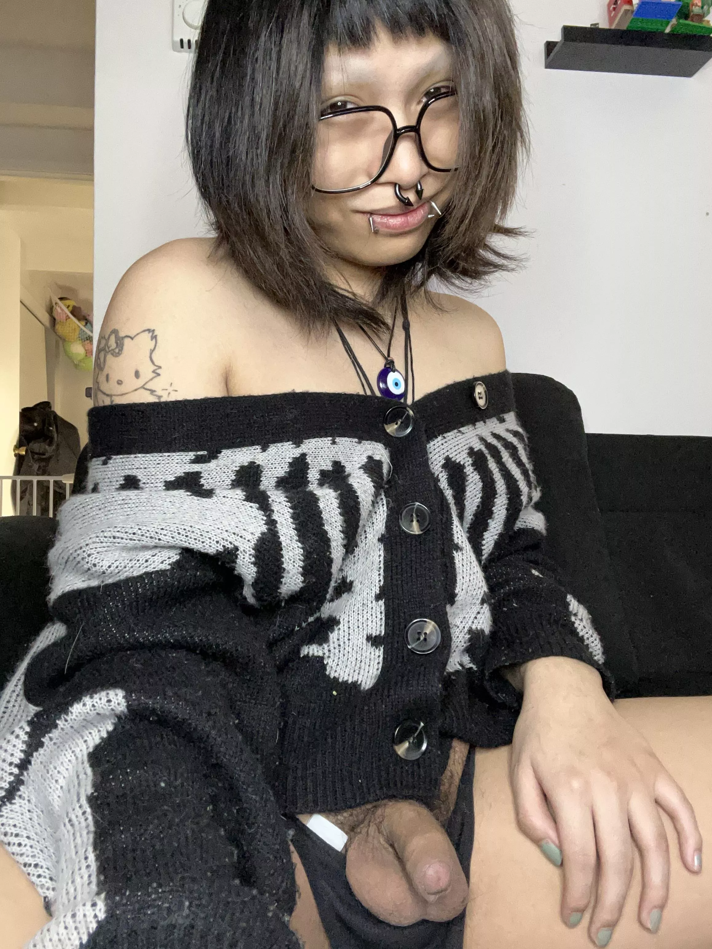 wanna watch an Asian trans girl get hard? :3 posted by Which-Variation8328