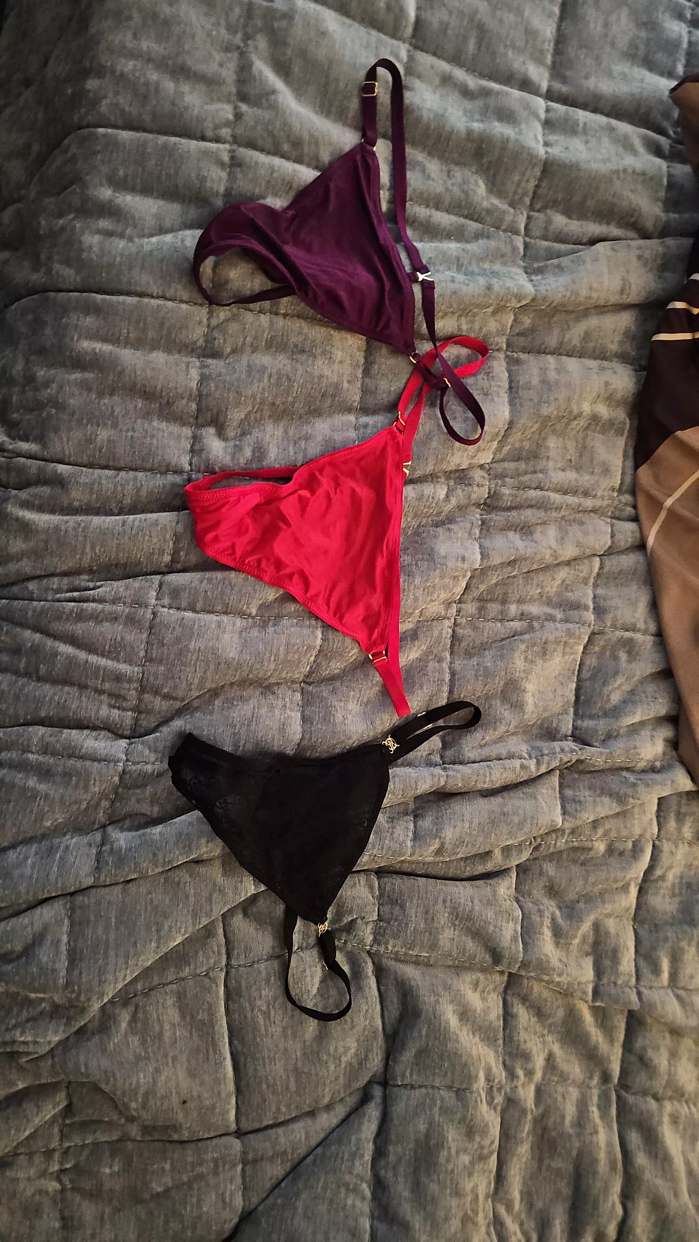 Who wants to pick out a gstring for me to wear posted by Different_Cash_8778