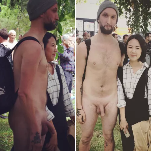 A couple more pics from the London World Naked Bike Ride by dickinsect