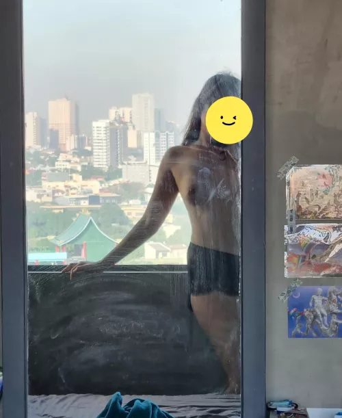 Clean this mirror [f]or me? 🫠 by This-Schedule-6531