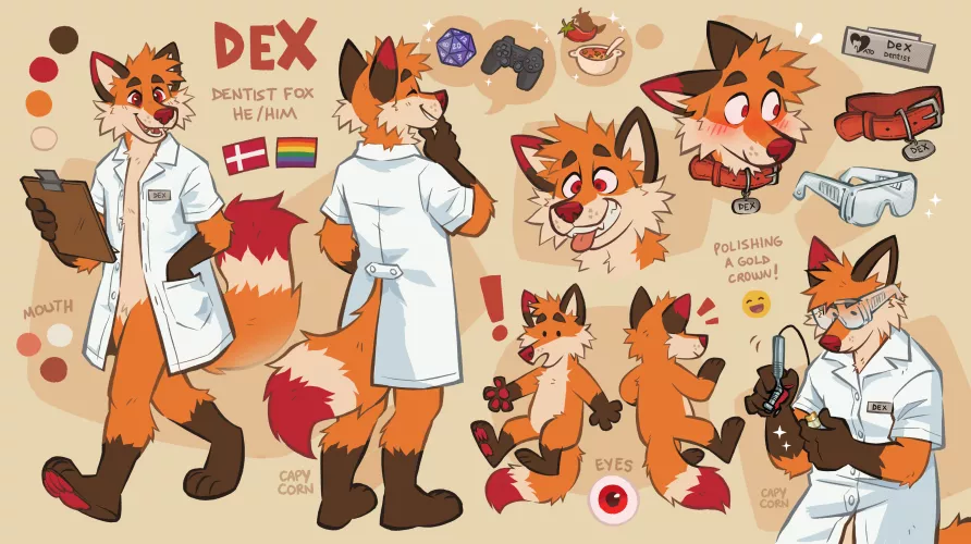 Comm for someone on Twitter 🦊🦷🫧✨ by _capycorn