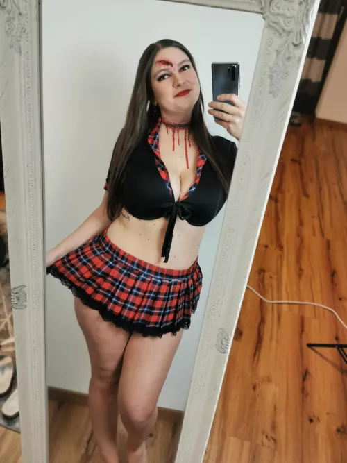 Halloween school girl b1tch :-) by germanbombshell