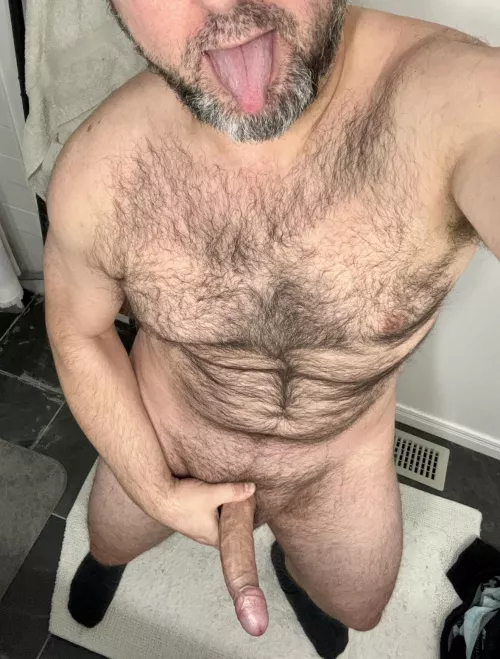How do you feel about Dads that wear black socks, have big, furry chests, and big, hard cocks? (43) by itsjustagamerdad