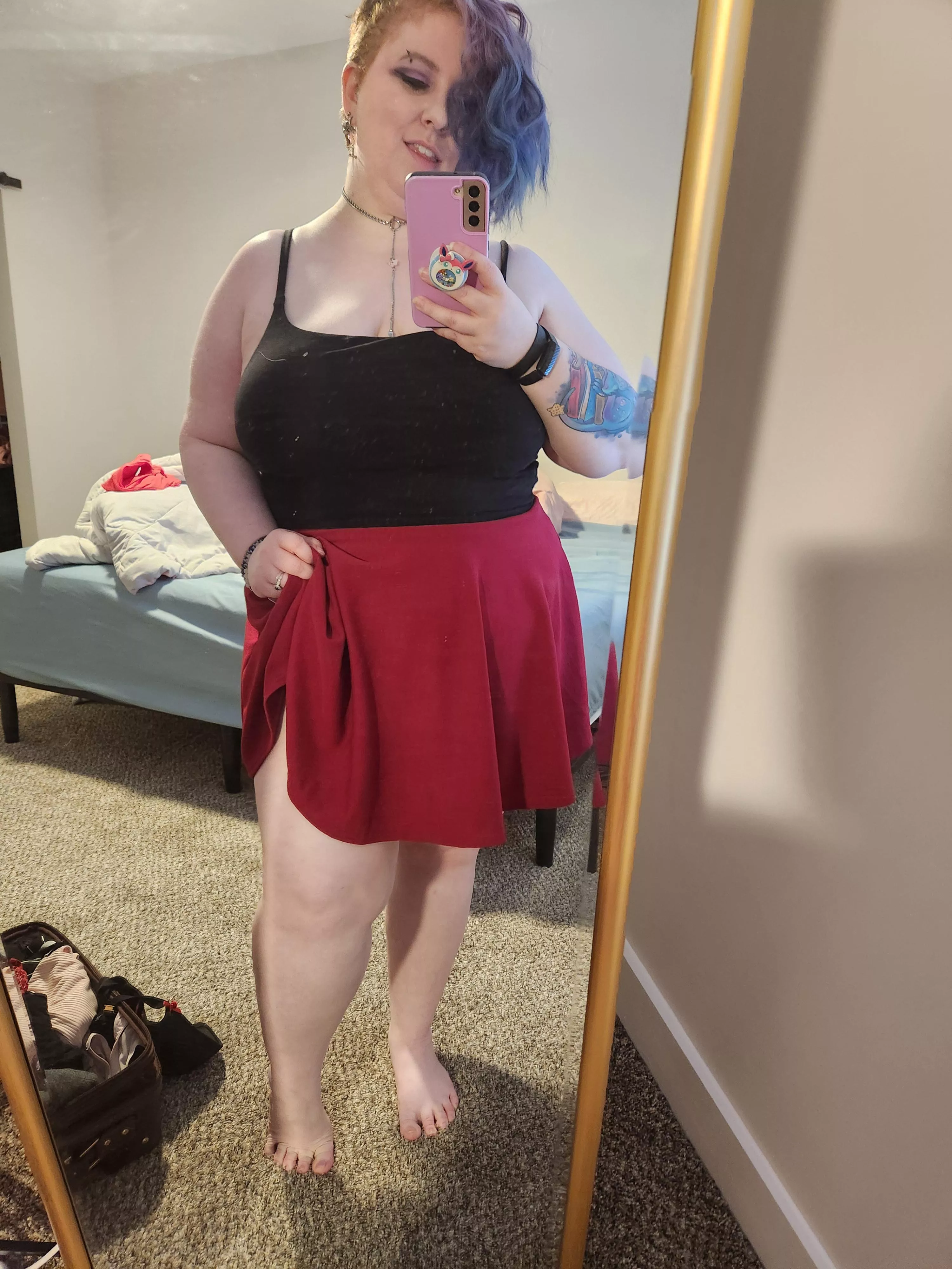 How do you like my skirt posted by Angel2016Curves