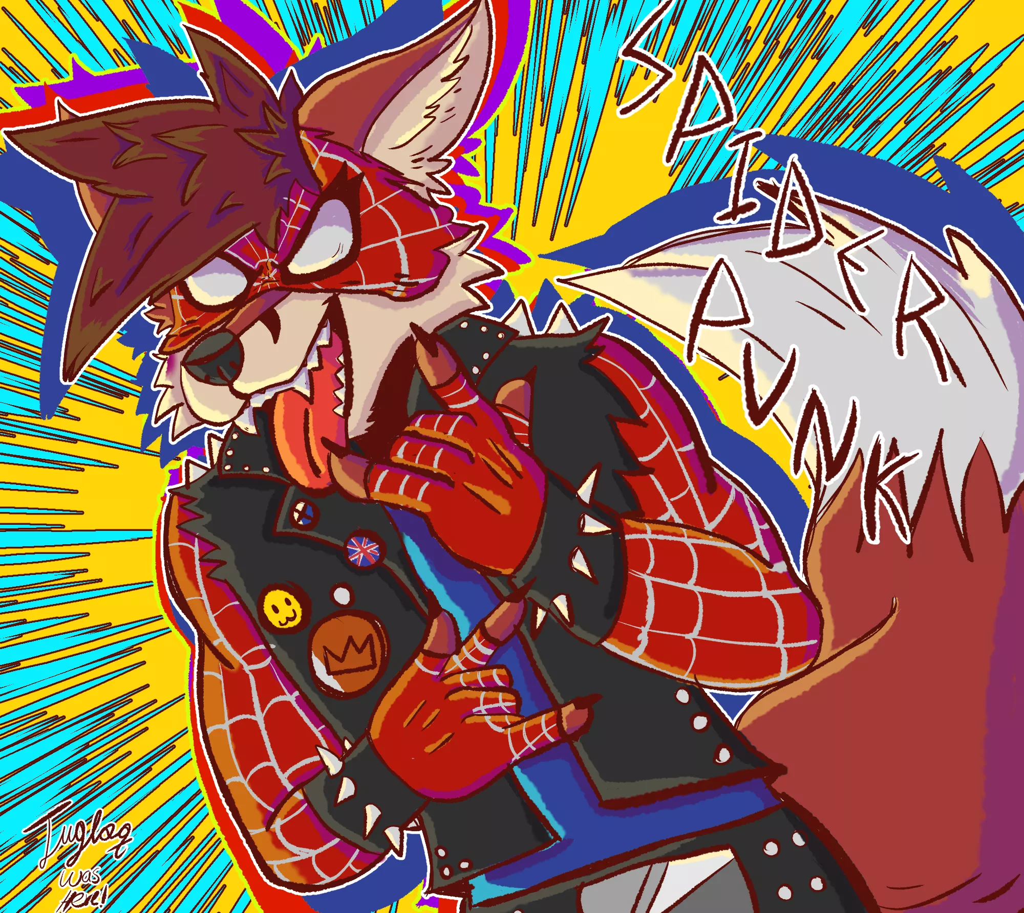 If you wanted more Spider-Fox, meet his counterpart from the punk universe (art by me) posted by JugloqWasHere