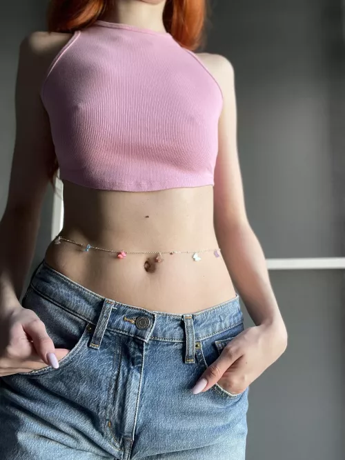 I’m always braless outside to tease guys by long-legzzz