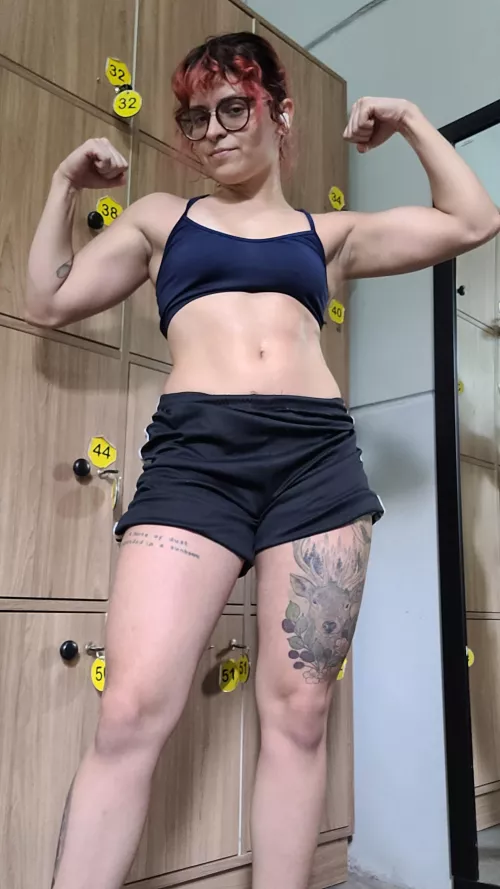 Just a sweaty boi remembering you to hit the gym this week! by kim-impossiblex3