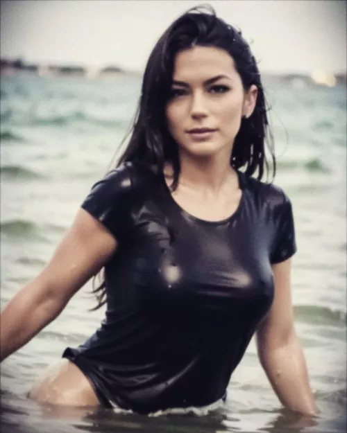 No swimsuit, no problem! Check out my instagram for more: @fluvielle_wetlook by fluvielle-wetlook