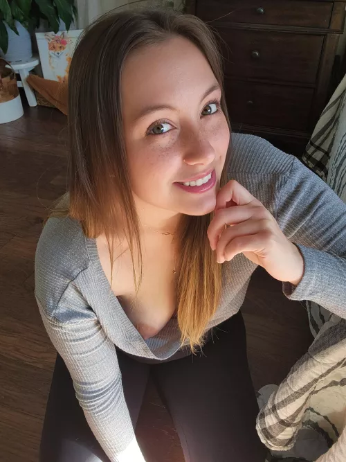 Pov I just caught you peaking down my shirt by sophie_fenmec