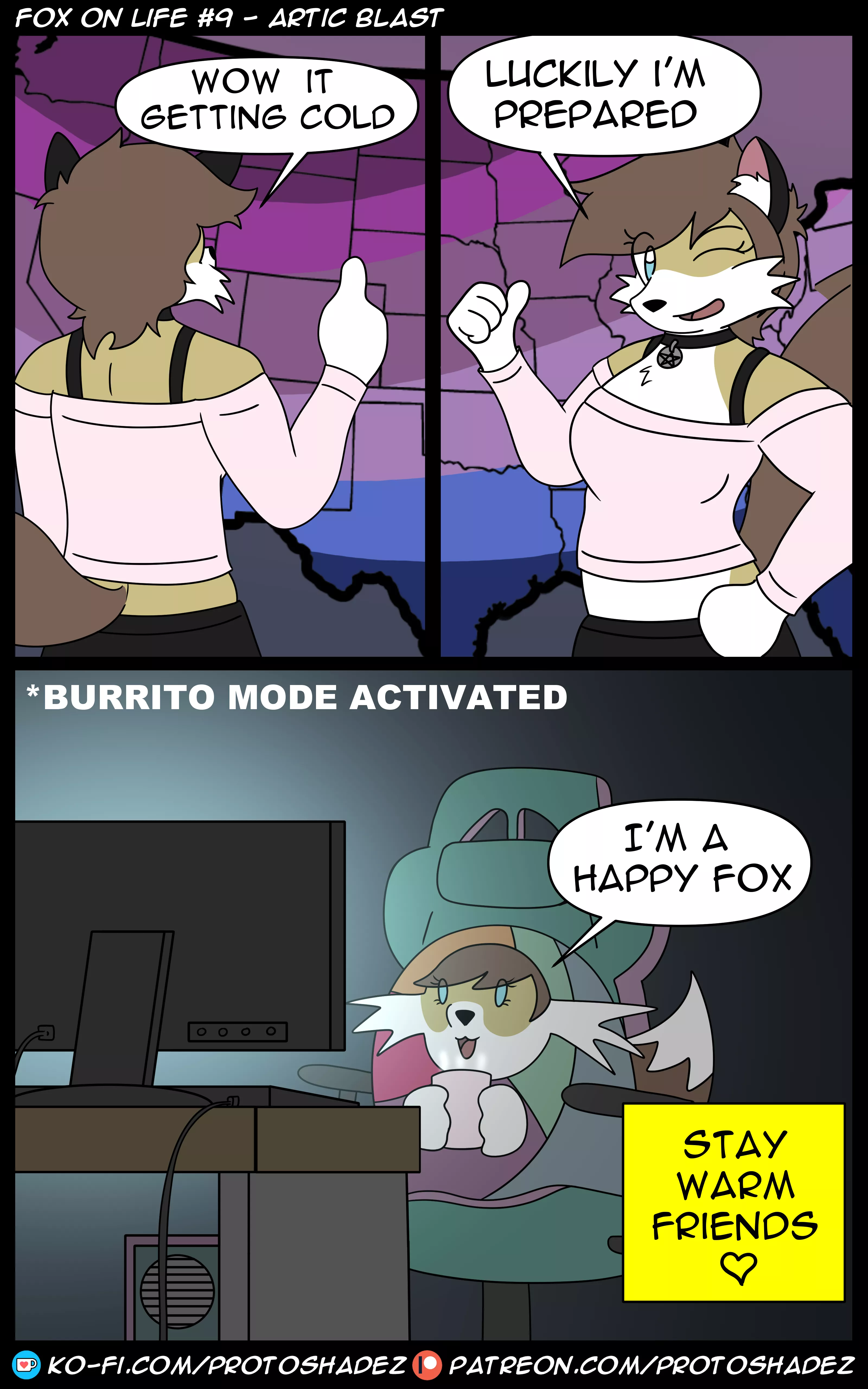 Stay warm friends! (OC) posted by protoshadez