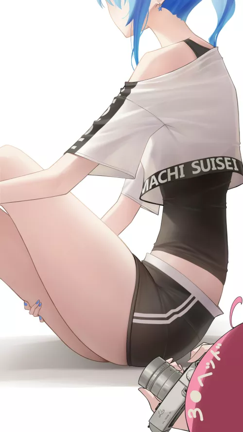 Suisei in her dance practice outfit [Hololive] by anders520