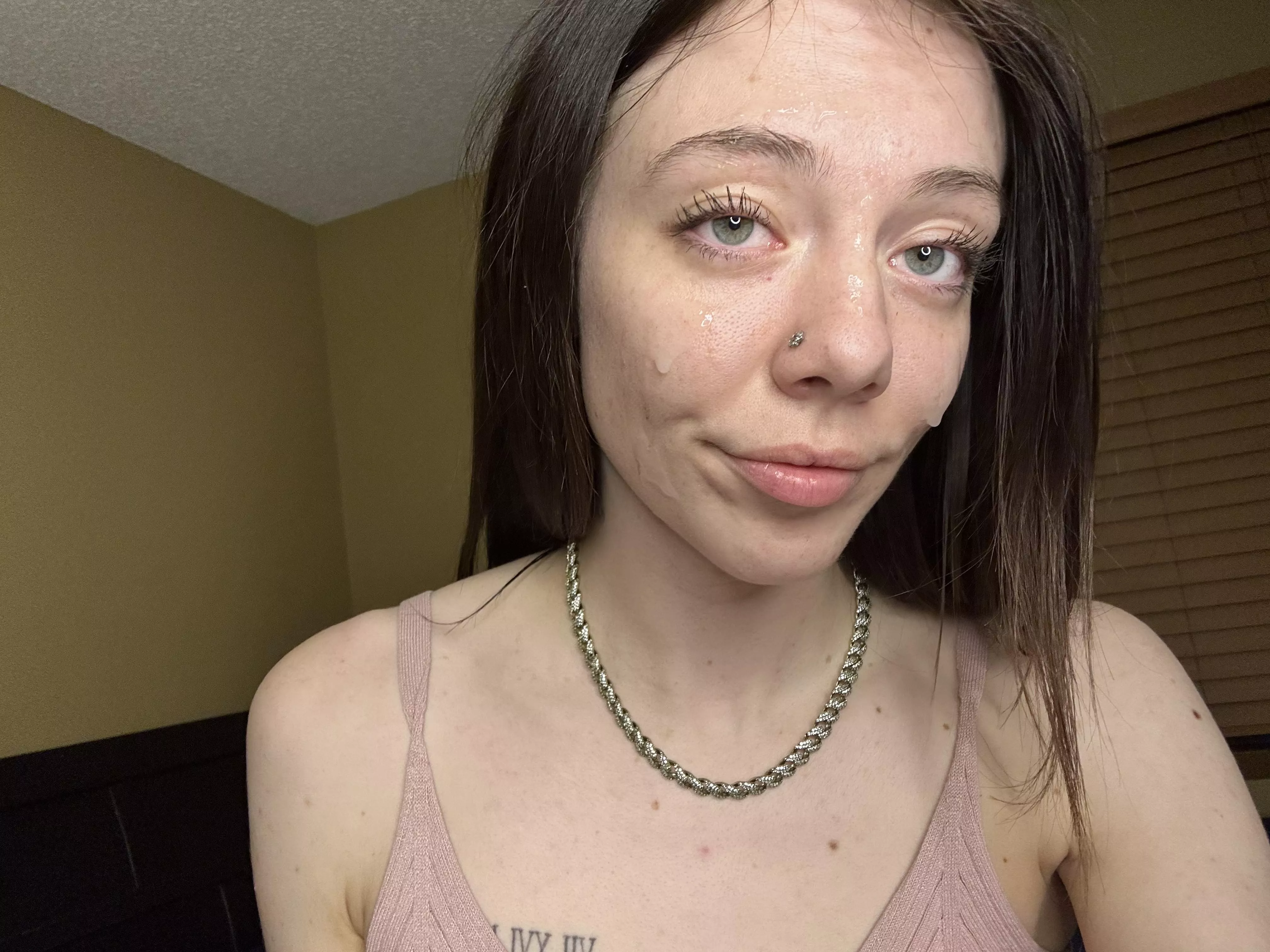 Tell me honestly if I look good with cum on my face posted by OkGabage