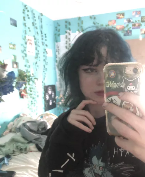 Trying wearing my hair down again :3 by Chester_Ferrari