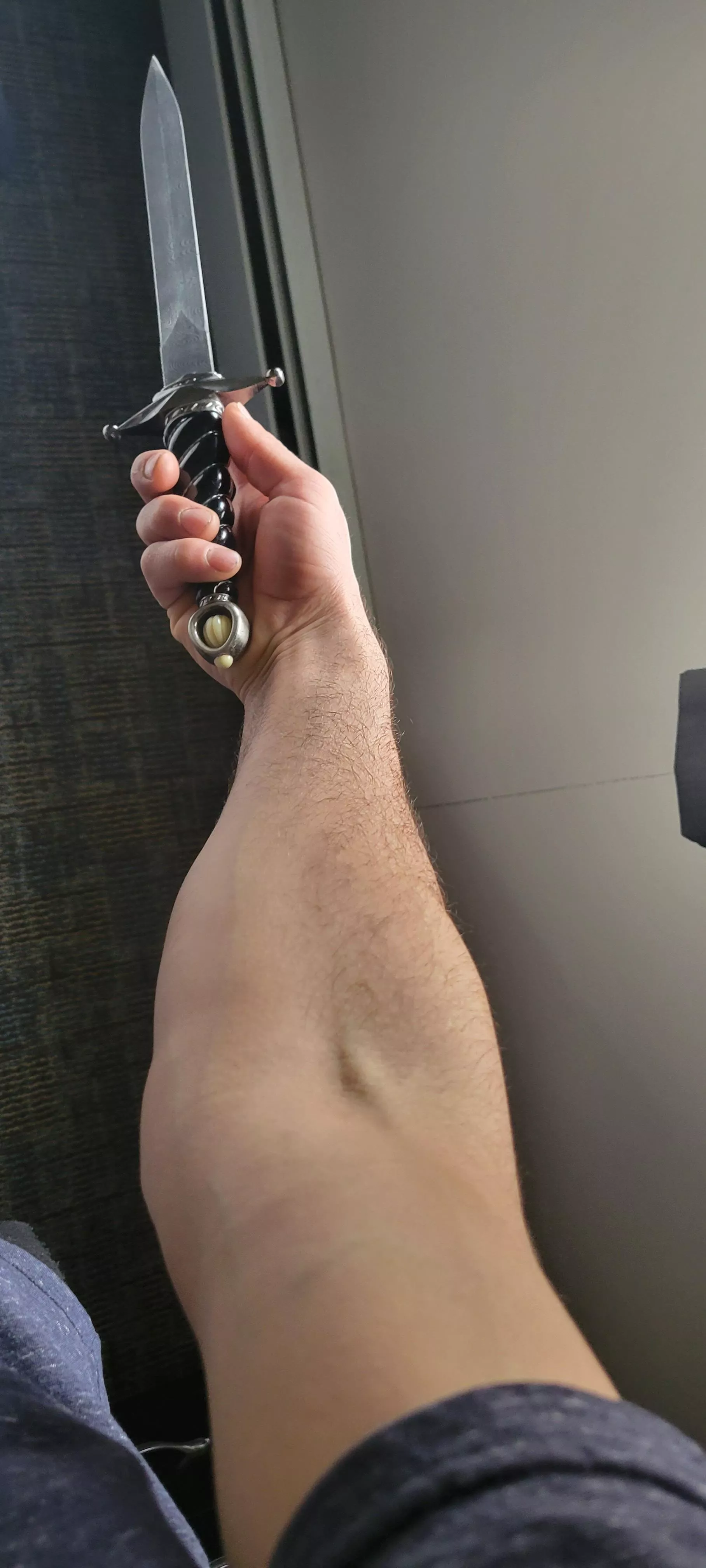 With my dagger posted by HotBeanJuice02