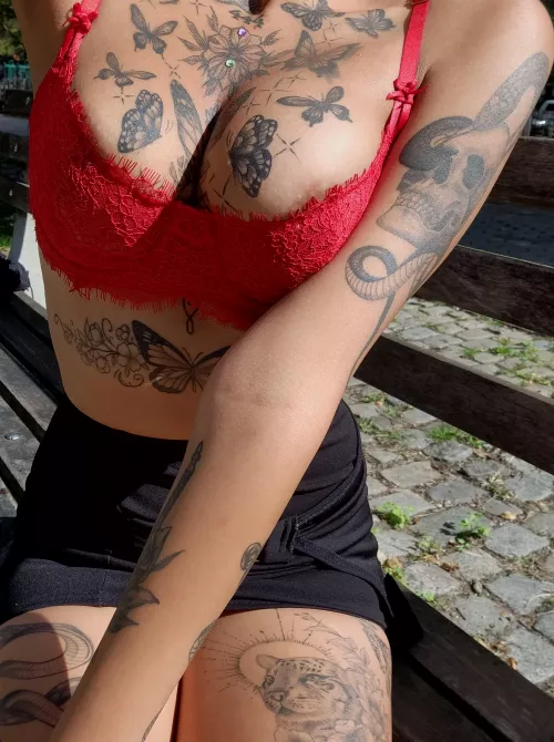 Would my tattoos scare you from spending the night with me? by tattedgirlxo