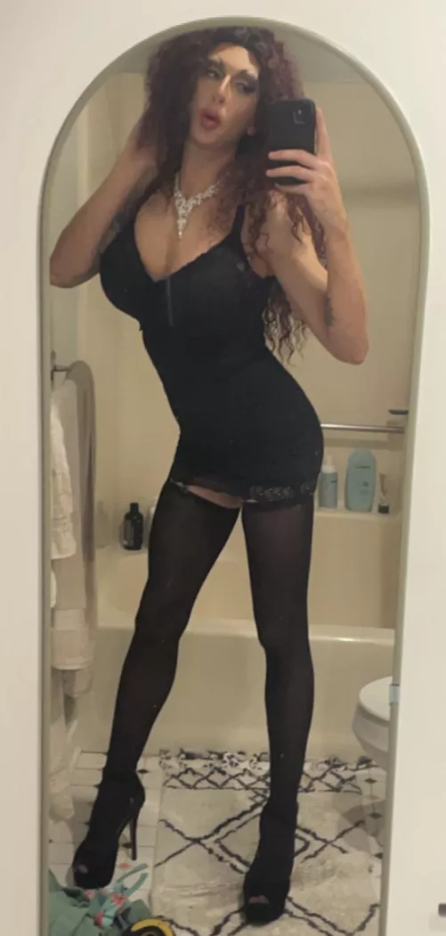 Would you fuck me in a little black dress? by pantyboydreams