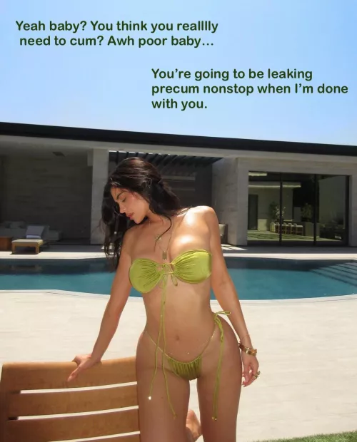 Yeah baby? You think you realllly need to cum? by captionpatreon