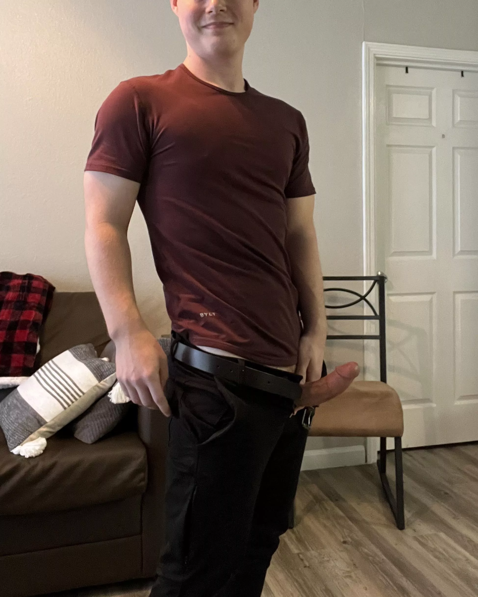 24 Texas, showing off my thick college cock. posted by nomark1849