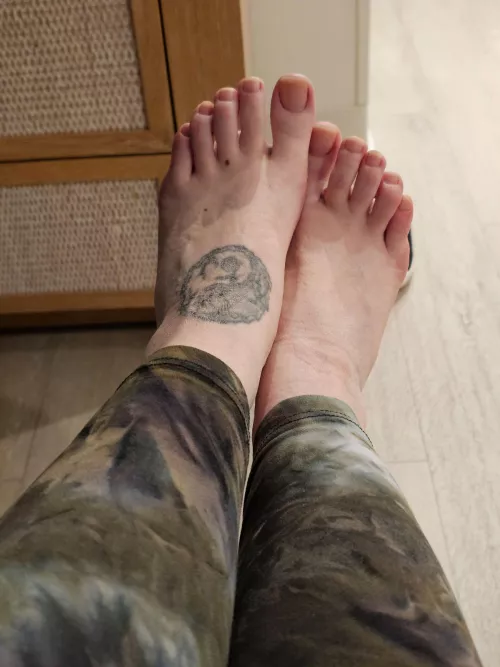 After a long day at the park, my feet hurt 😔 by KatsLuckyPaws