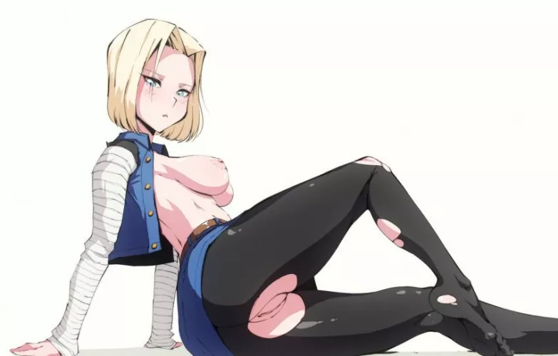 Android 18 (Flou) [Dragonball Z] by Icy-Net-705