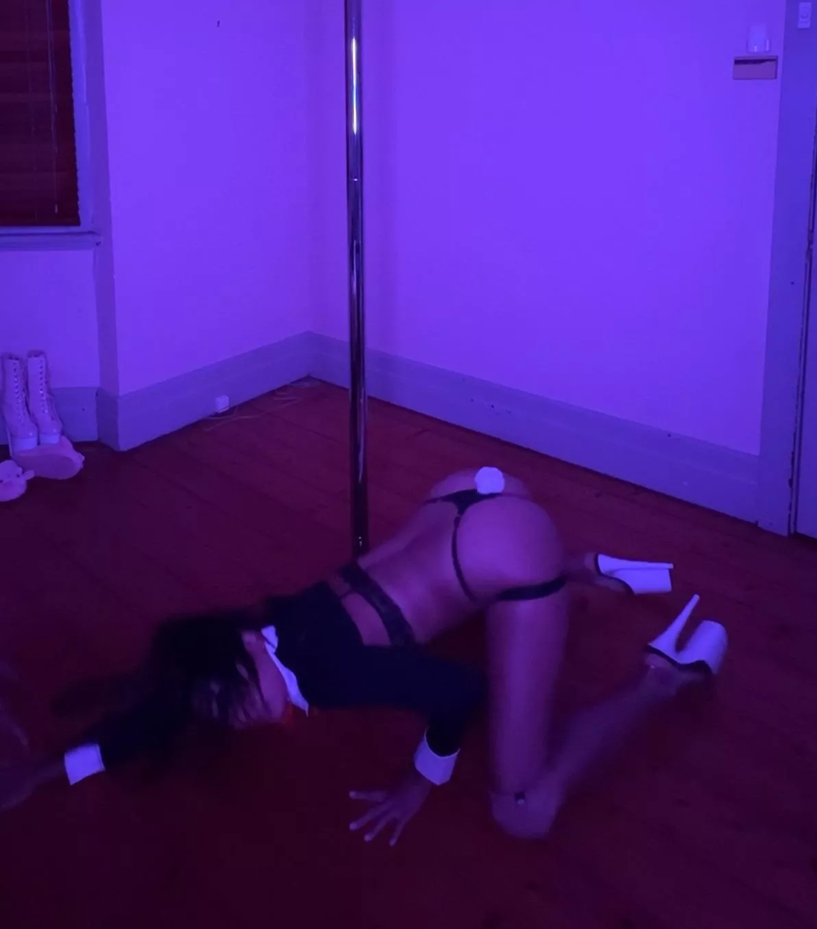 Bad bunny getting into position ☺️🙈 posted by bella_fe