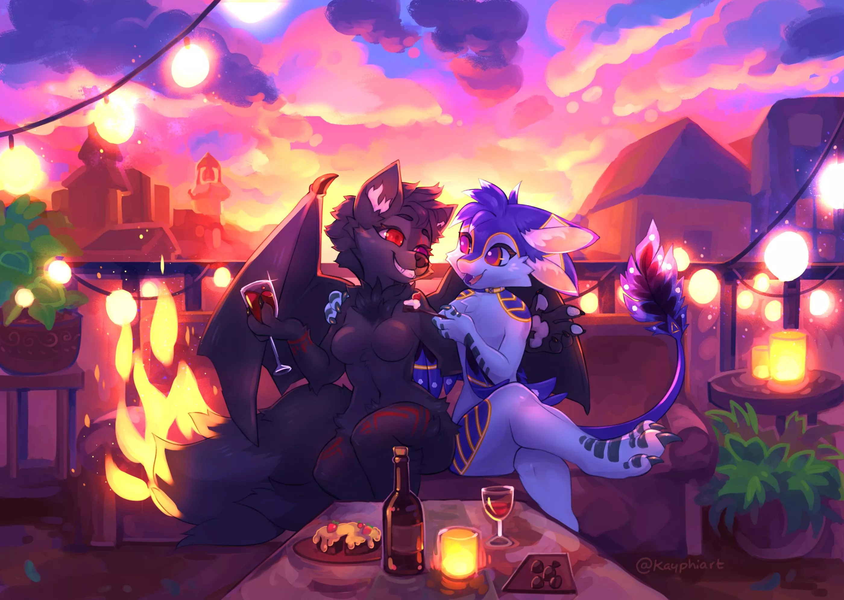 Be Mine Valentine (art by me @kayphiart) posted by Kayphiart