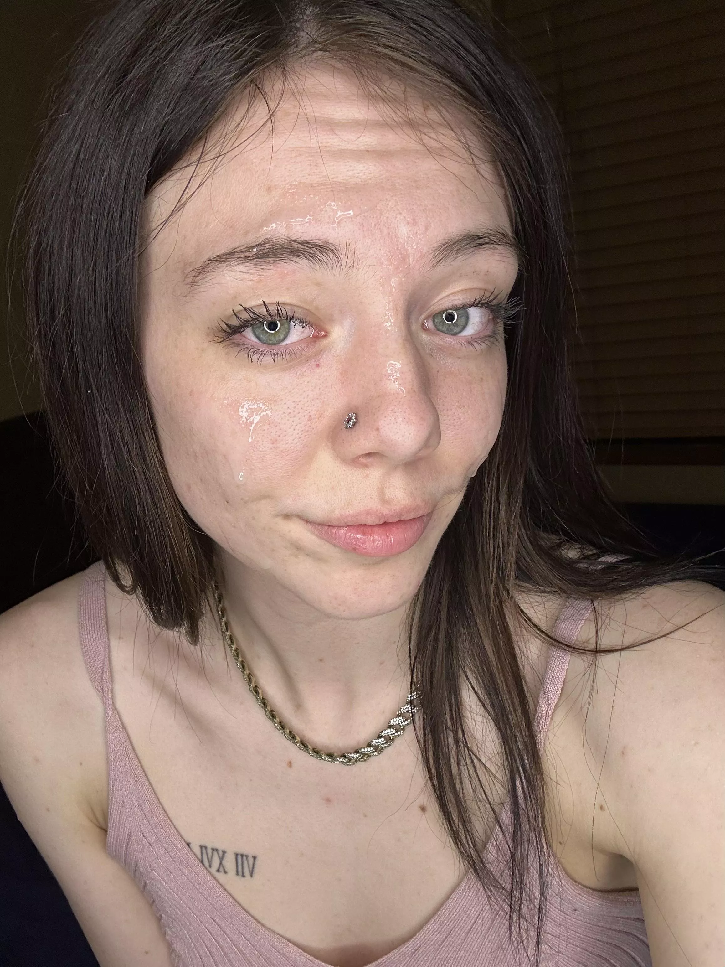 Do I look cute with cum on my face? posted by OkGabage
