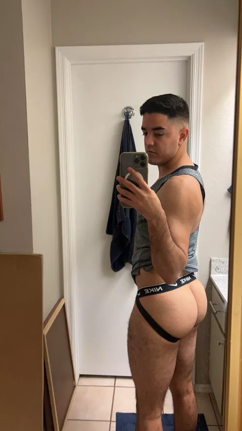 do you like how my ass looks in this jockstrap? by user000654