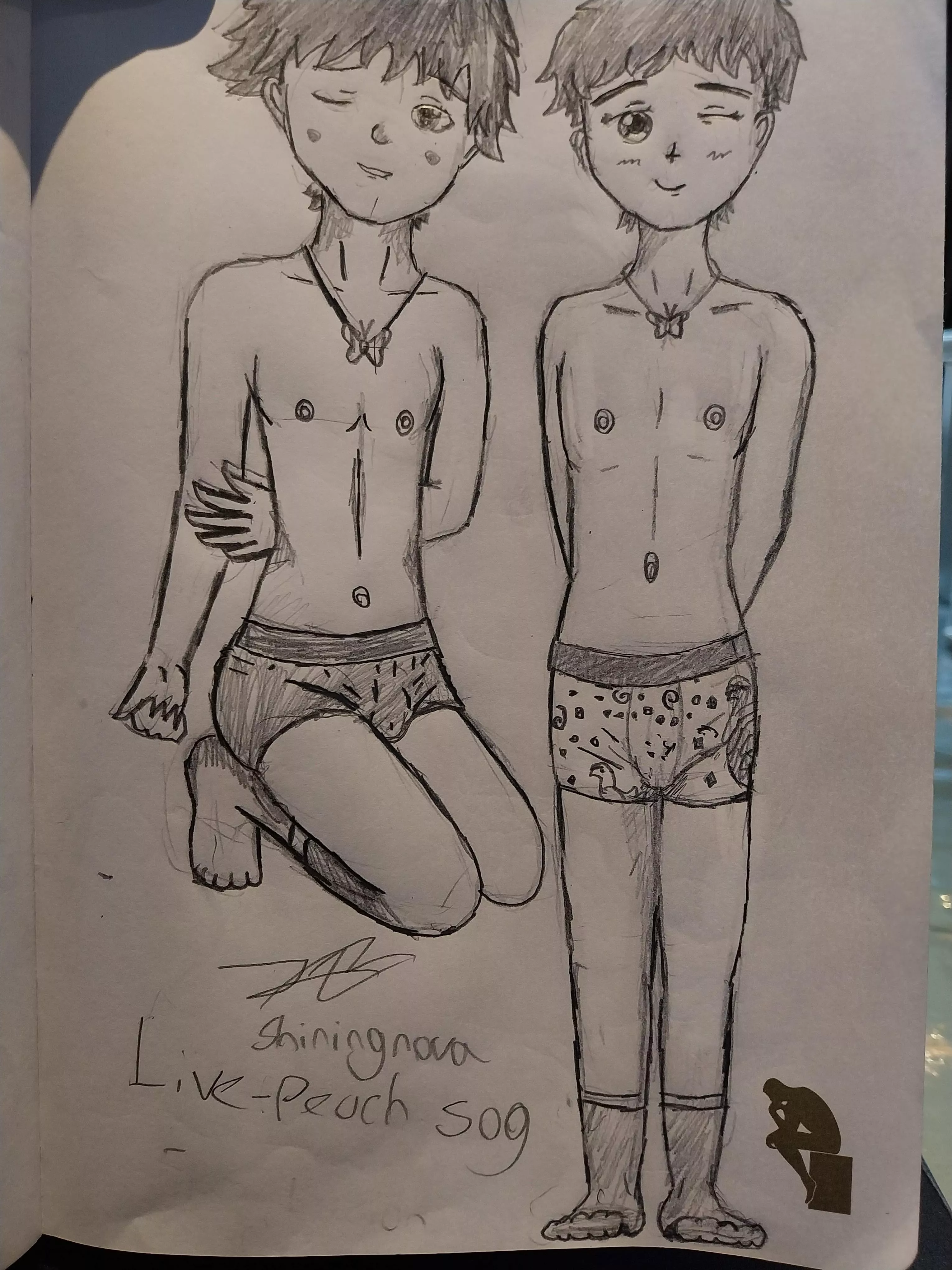 dressed down femboy, Live-Peach 509, art by me/Shiningnova ☺️💫 posted by No_Sentence_6824