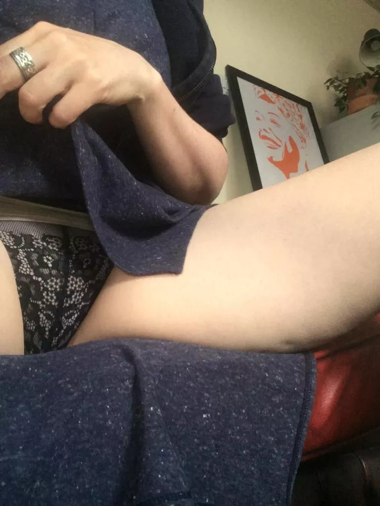 Exhibiting herself from her office as instructed. posted by hstarks001