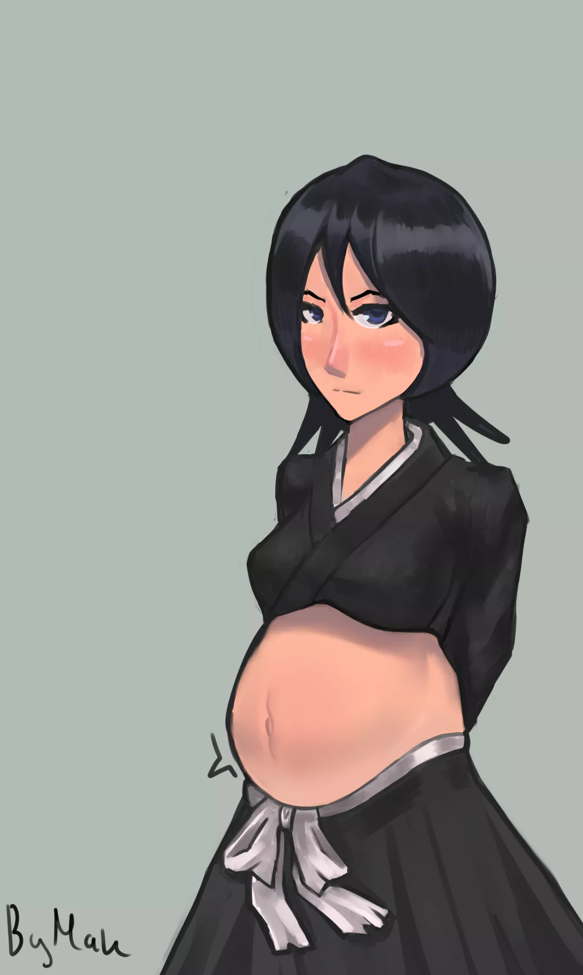 [F]Filled Rukia(art by me) posted by --HellMick--